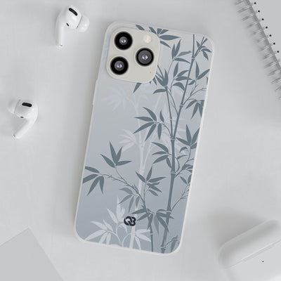 Misty Bamboo Grove · Lite Phone Case for iPhone ·  Blue