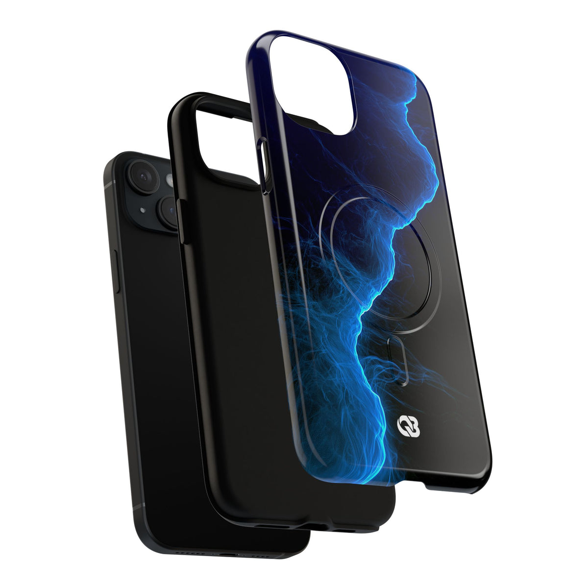Electric Azure Drift · Tough 2.0 Magnetic Phone Case for iPhone · Blue