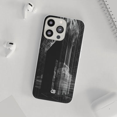 Metropolis Wireframe · Lite Phone Case for iPhone ·  Black