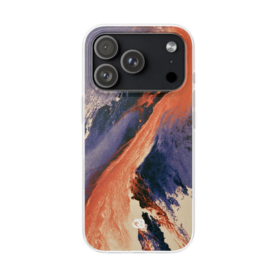 Solar Aura Drift · Lite Phone Case for iPhone ·  Orange