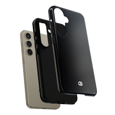 Brushed Obsidian Steel · Tough Phone Case for Samsung · Black