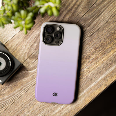 Purple Tough Phone Case for iPhone - Frosted Lavender Fade