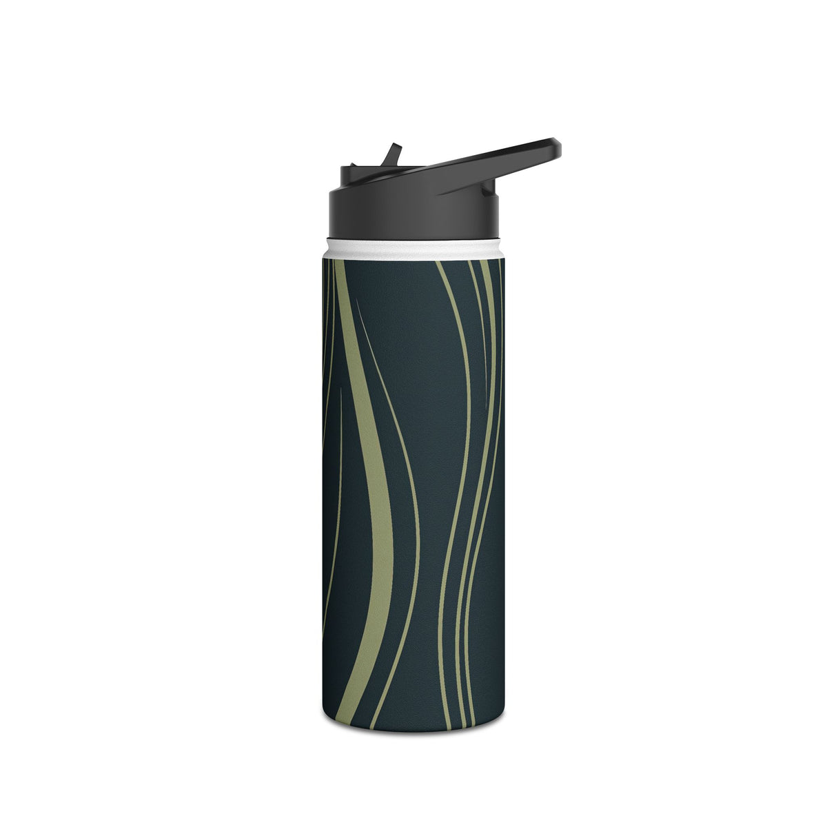 Serpentine Reeds · Insulated Water Bottle · Green