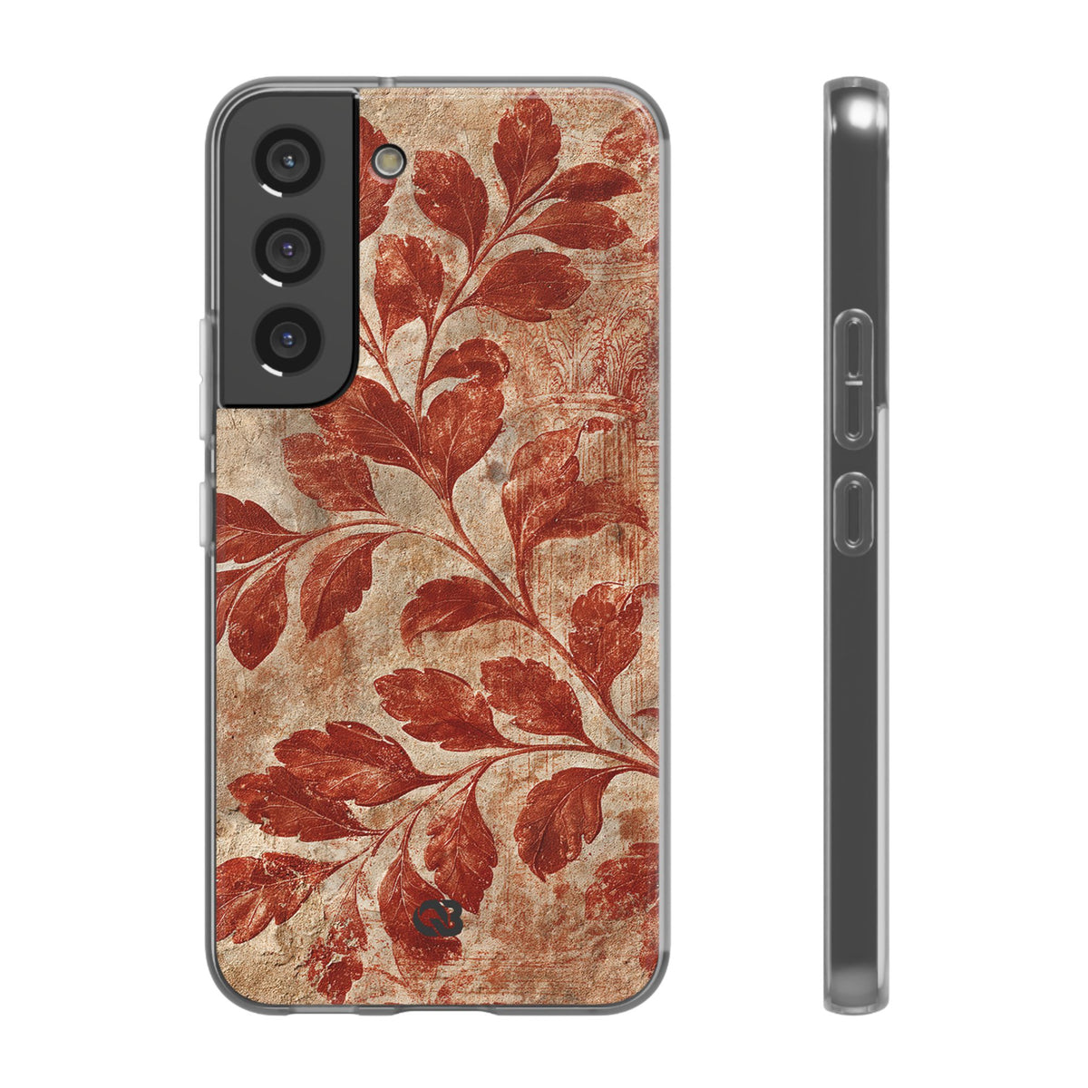 Terracotta Botanical Fresco · Lite Phone Case for Samsung · Red