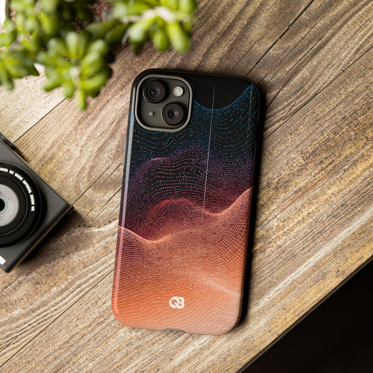Spectral Elevation · Tough Phone Case for iPhone · Orange