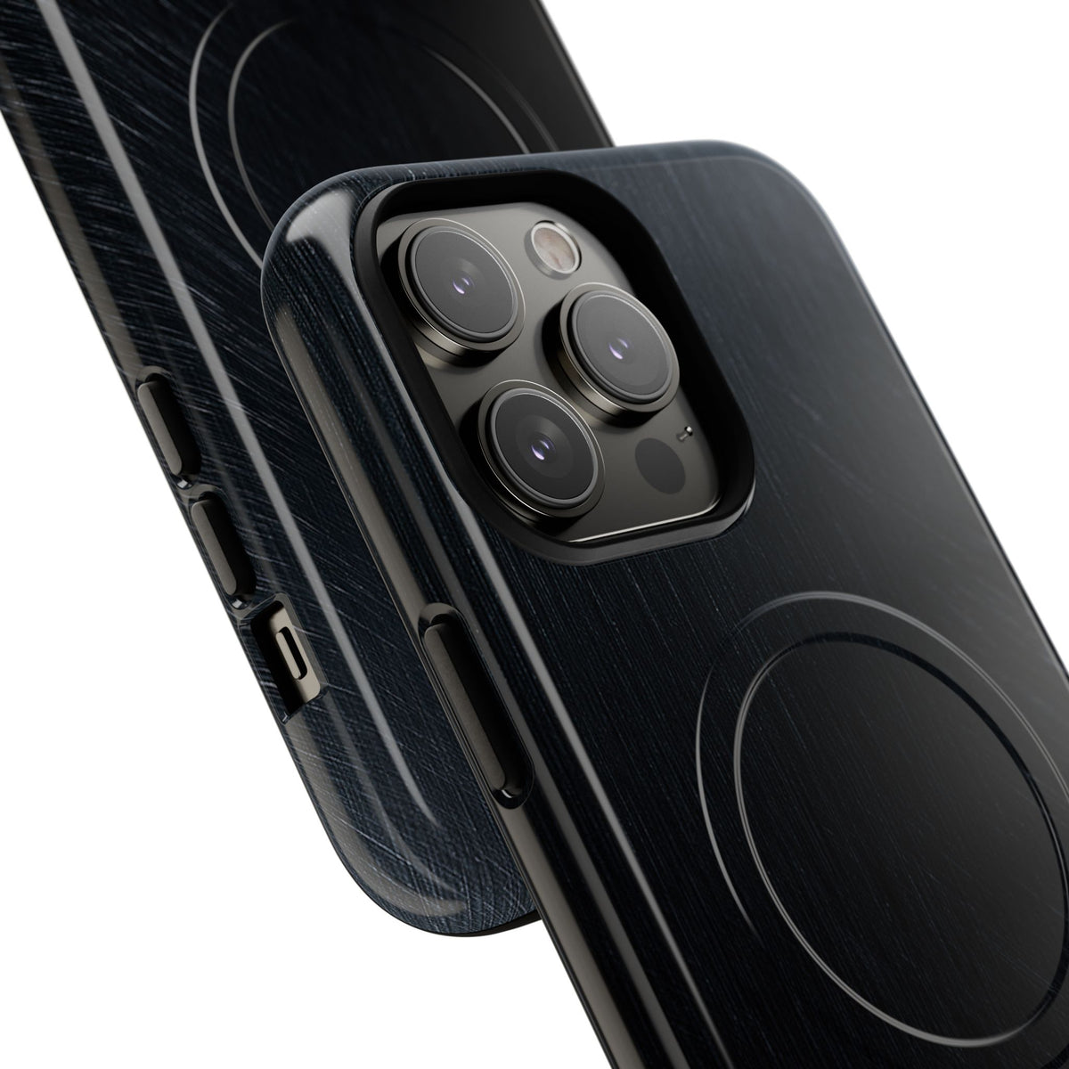 Brushed Obsidian Steel · Tough 2.0 Magnetic Phone Case for iPhone · Black