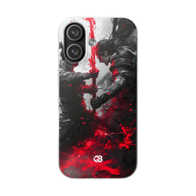 Shattered Crimson Duel · Soft Capa para iPhone