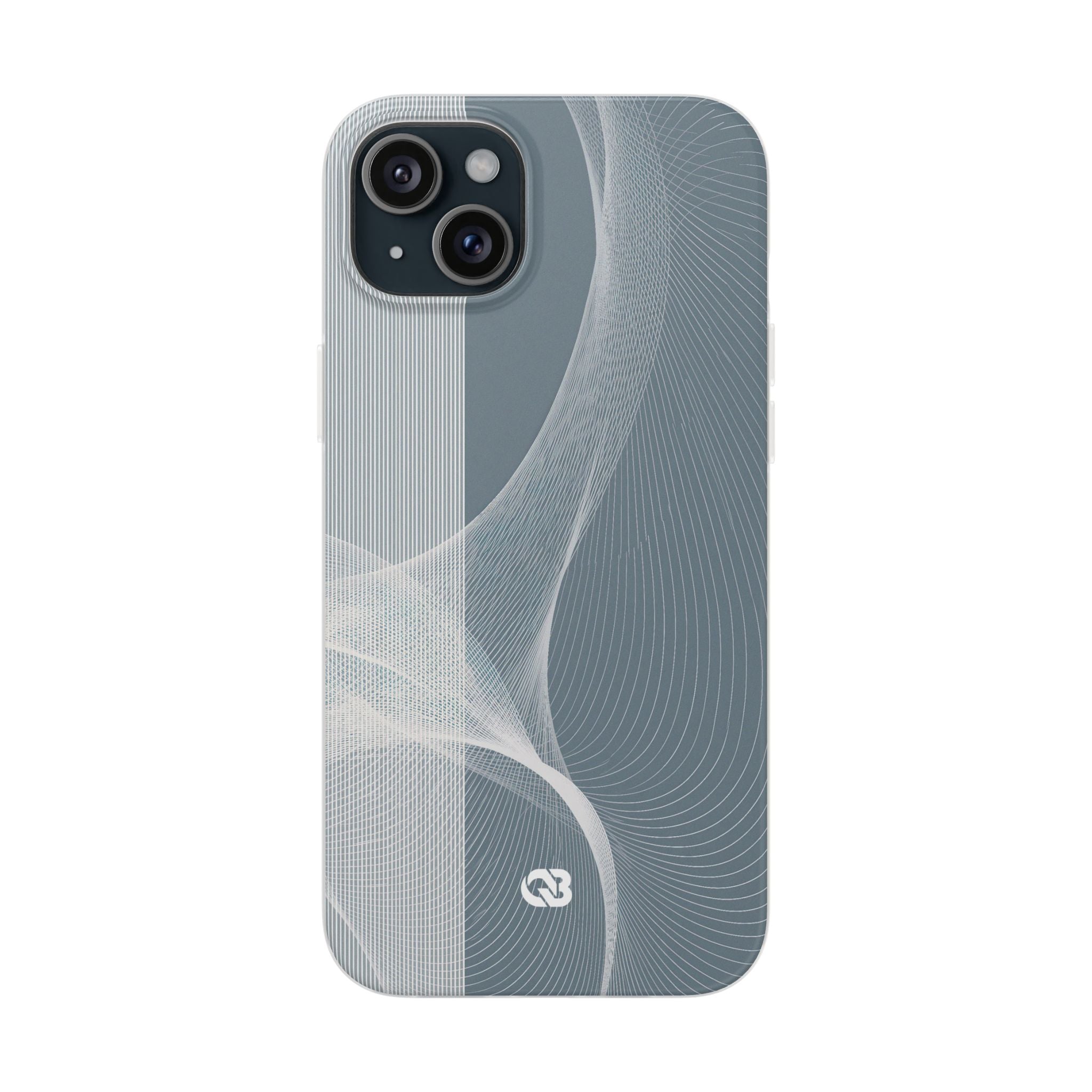 Grey Lite Phone Case for iPhone - Slate Mesh Horizon