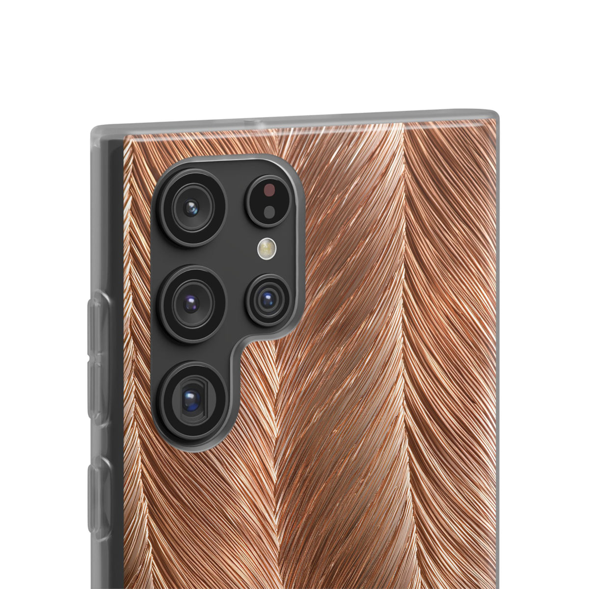 Rose Gold Weave · Lite Phone Case for Samsung · Brown