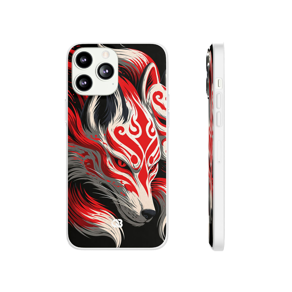 Crimson Kitsune Spirit · Lite Phone Case for iPhone ·  Red