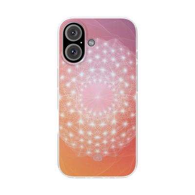 Radiant Stardust Mandala · Soft Phone Case for iPhone