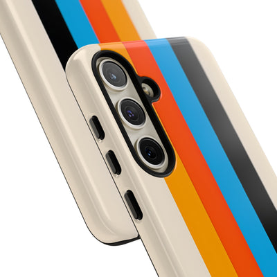 Retro Racing Stripes · Tough Custodia per Samsung