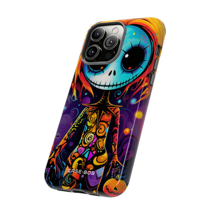 Blue Skull Swirl iPhone 14 Pro Max Case - Tough - CASE•BOB