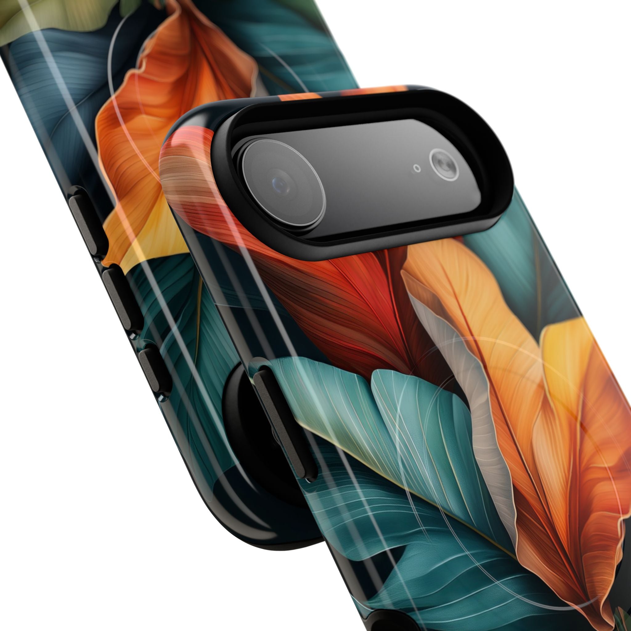 Tropical Leafburst iPhone 17 Air Case - Tough+ - CASE•BOB