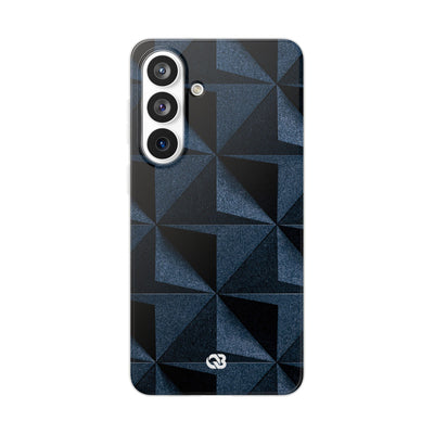 Blue Lite Phone Case for Samsung - Indigo Basalt Facets