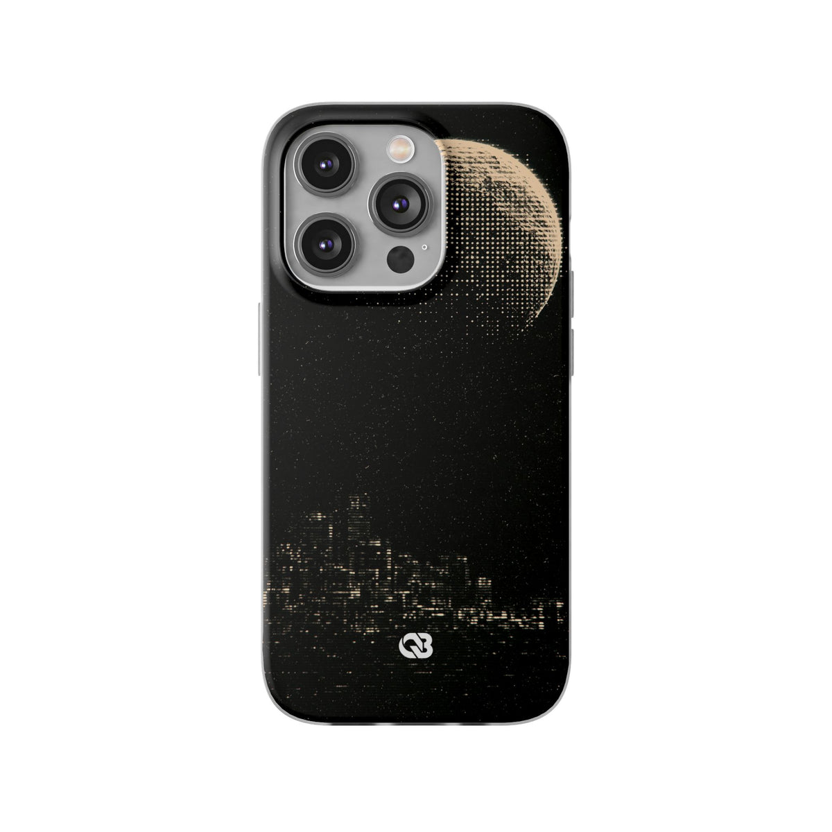 Lunar Metropolis Nocturne · Lite Phone Case for iPhone ·  Black