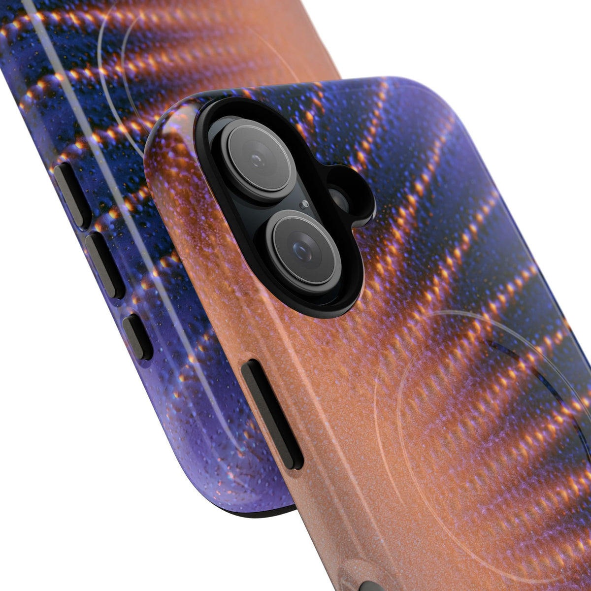 Luminous Aura Burst · Tough 2.0 Magnetic Phone Case for iPhone · Blue