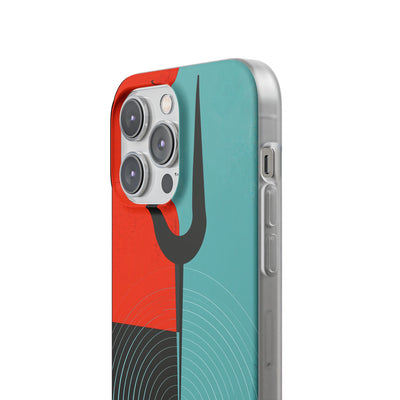 Teal Lite Phone Case for iPhone - Sonic Static Split