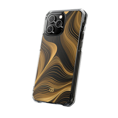 Gold Impact MagSafe Phone Case for iPhone - Molten Copper Strands