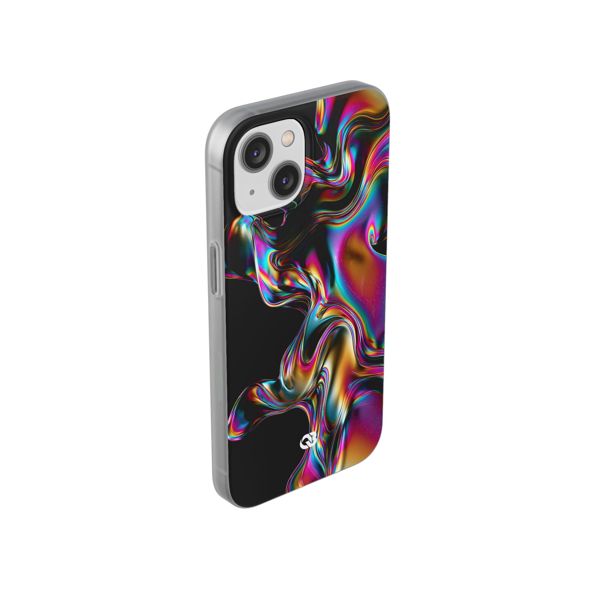 Purple Lite Phone Case for iPhone - Liquid Neon Chrome