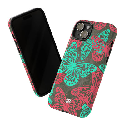 Electric Papillon · Tough Phone Case for iPhone · Pink