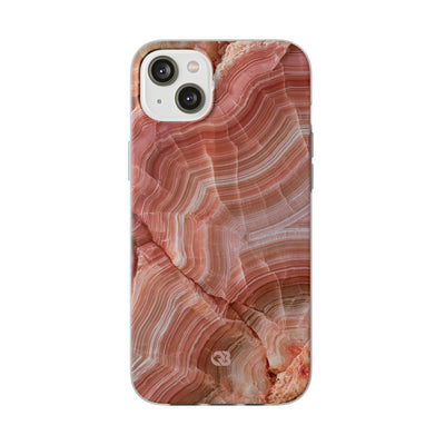 Blushing Rose Strata · Lite Phone Case for iPhone ·  Pink