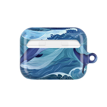 Dolphin Wave Dance - AirPods Case