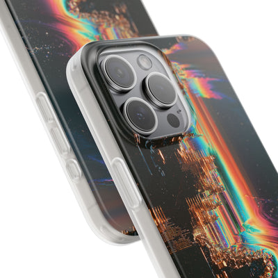 Prismatic Circuit · Lite Phone Case for iPhone ·  Black