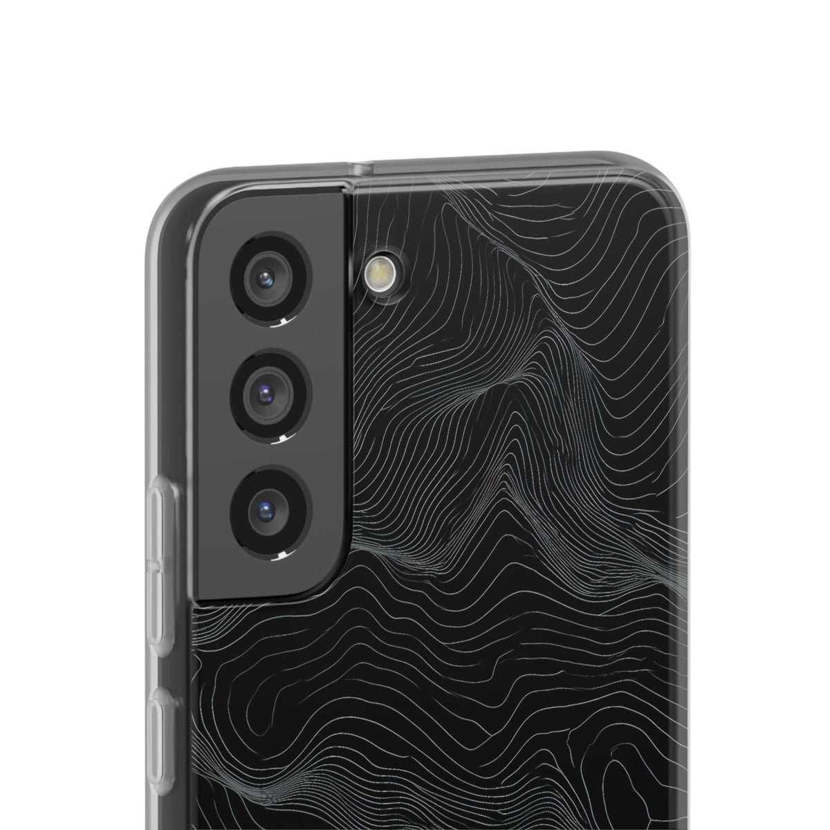 Obsidian Contour Elevation · Lite Phone Case for Samsung · Black