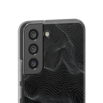 Obsidian Contour Elevation · Lite Phone Case for Samsung · Black