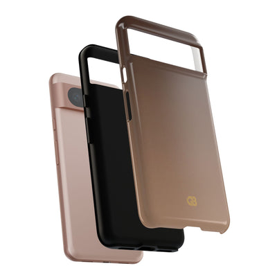 Brown Tough Phone Case for Google Pixel - Smoked Caramel Fade