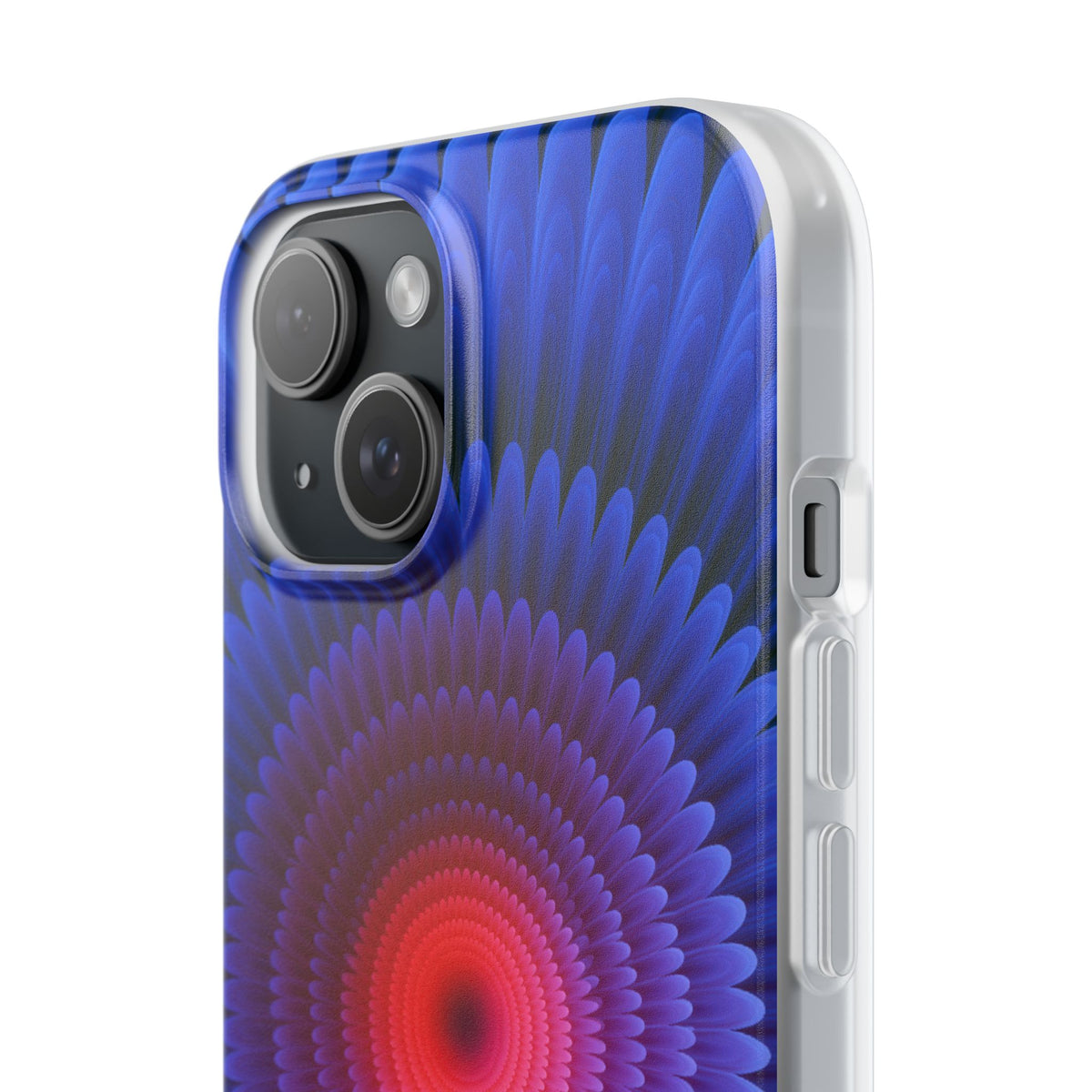 Radial Spectrum Bloom · Lite Phone Case for iPhone ·  Blue