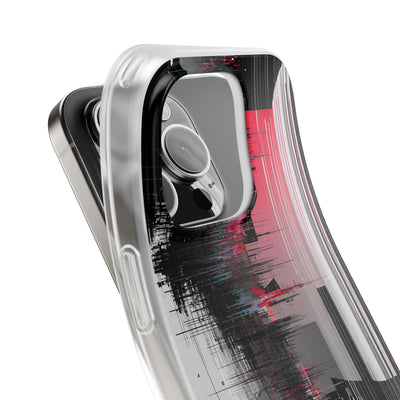 Black Lite Phone Case for iPhone - Crimson Data Leak