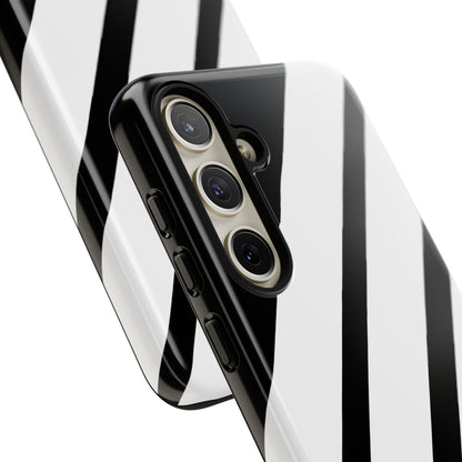 Diagonale Streifen Noir Samsung S24 Plus Case - Tough