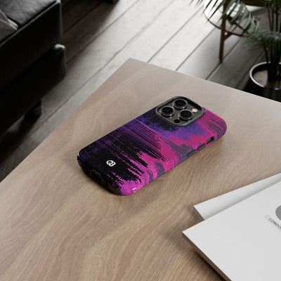 Neon Signal Shift · Tough Phone Case for iPhone · Purple