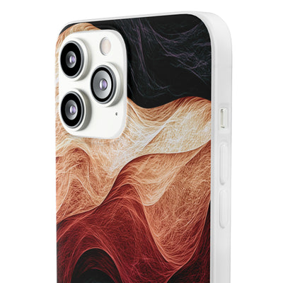 Ember Wave Dispersion · Lite Phone Case for iPhone ·  Red