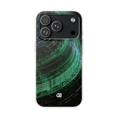 Orbital Data Stream · Lite Phone Case for iPhone ·  Green