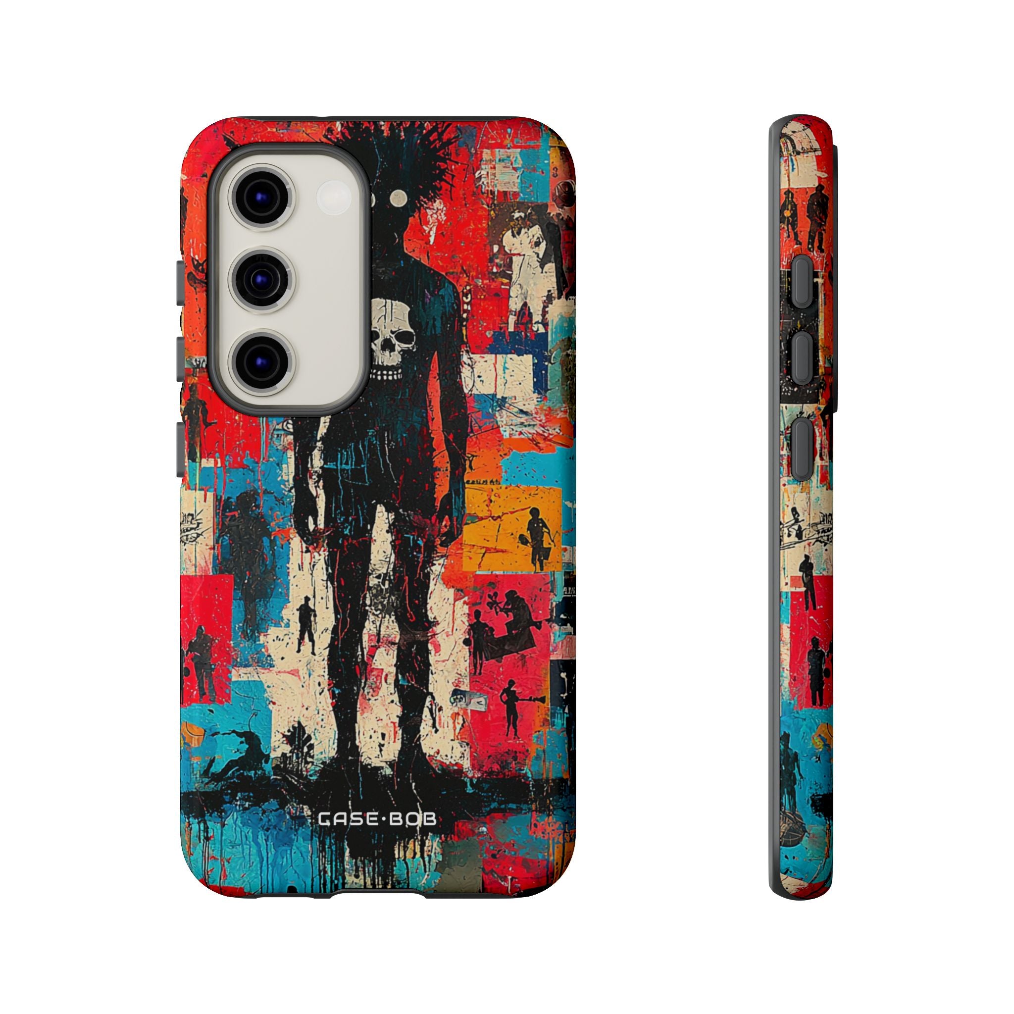 Spiky Skull Silhouette Samsung S23 Case - Tough