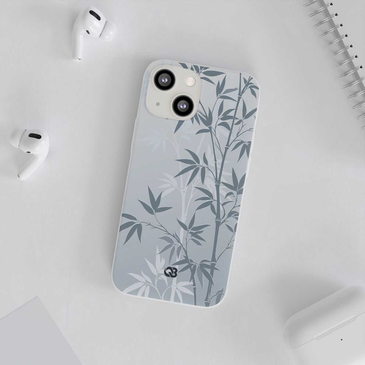 Misty Bamboo Grove · Lite Phone Case for iPhone ·  Blue