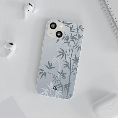 Misty Bamboo Grove · Lite Phone Case for iPhone ·  Blue