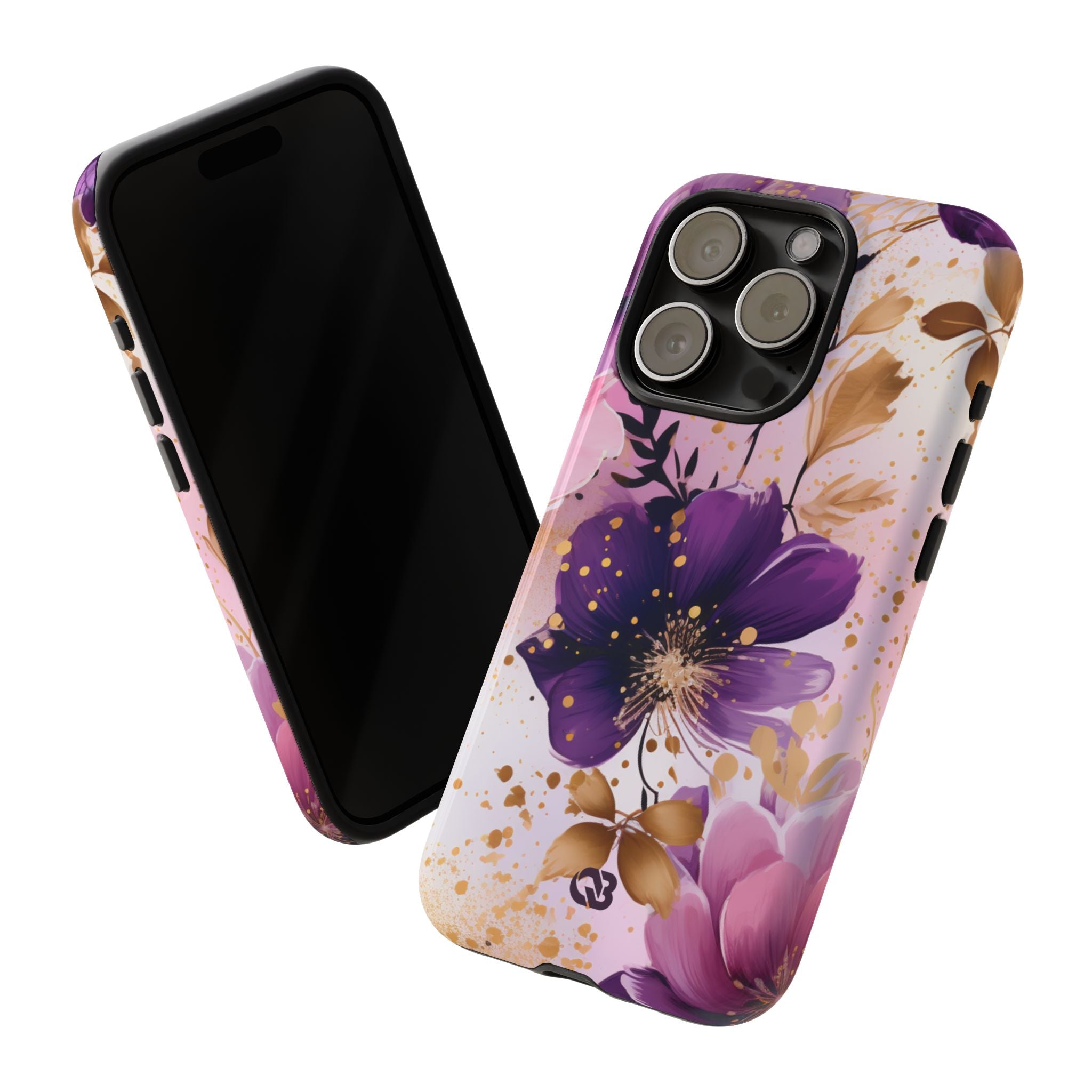 Gilded Violet Bloom · Tough Phone Case for iPhone