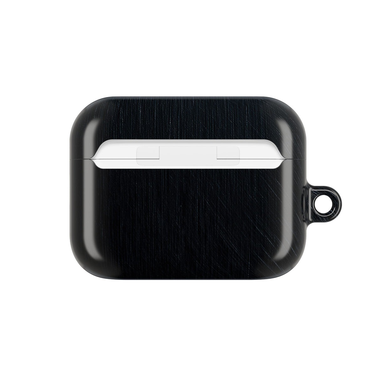 Brushed Obsidian Steel · Hard Case for AirPods & AirPods Pro · Black