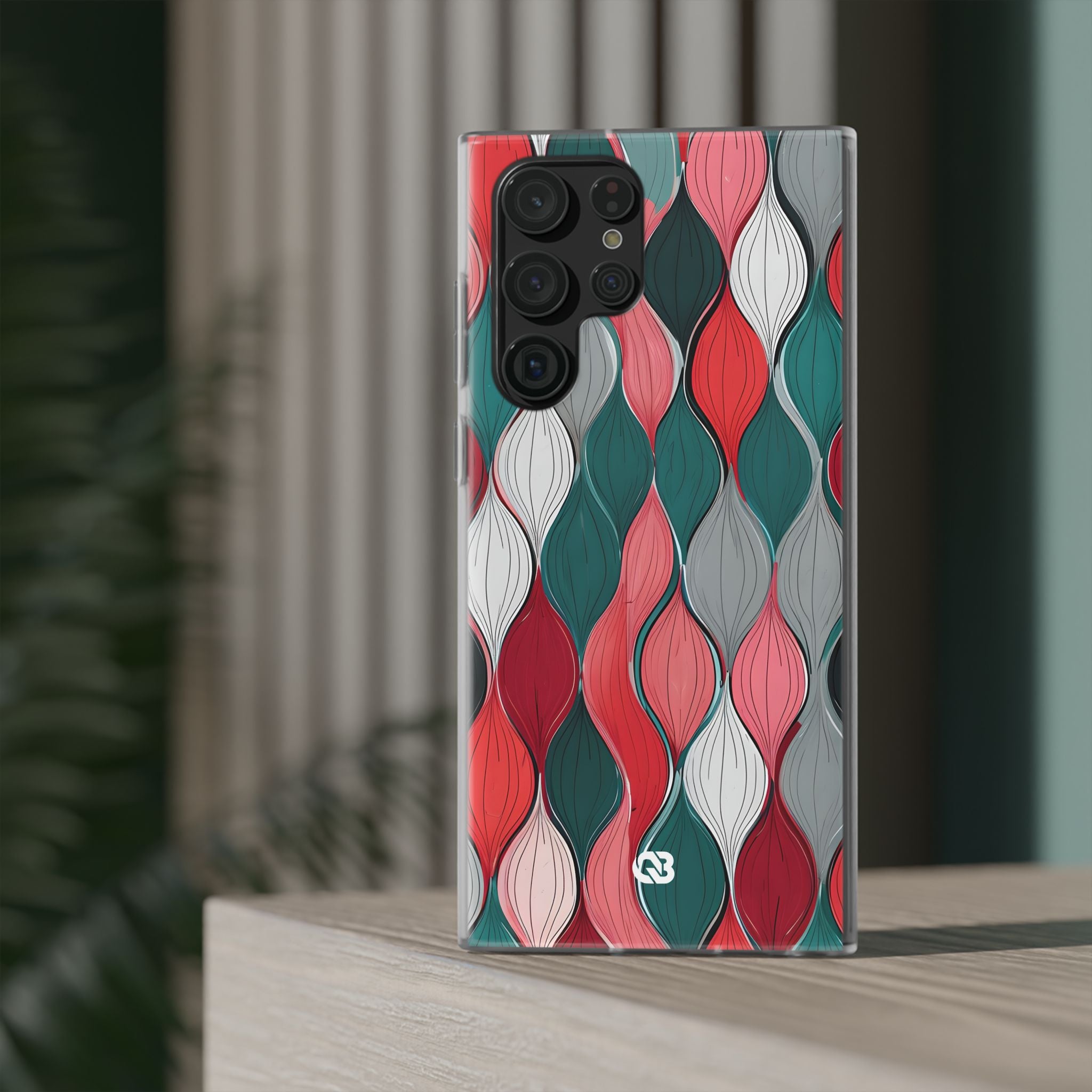 Slate Rose Ripple · Soft Phone Case for Samsung