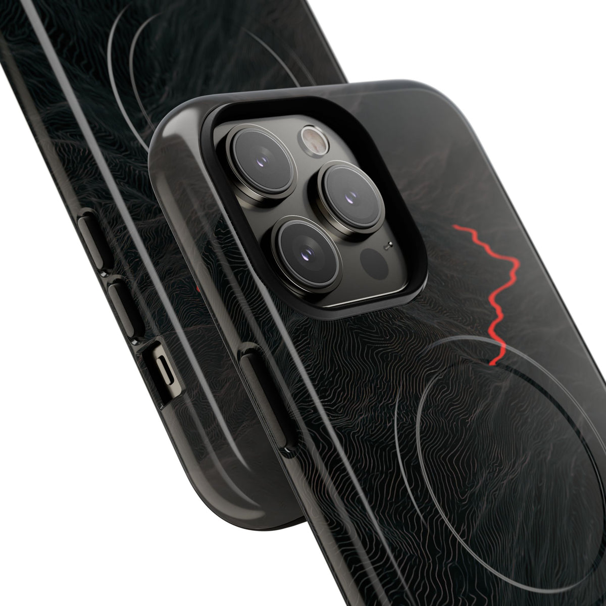 Crimson Ridge Pass · Tough 2.0 Magnetic Phone Case for iPhone · Black