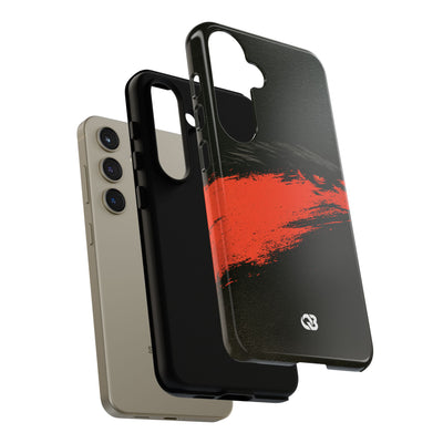 Crimson Raptor Noir · Tough Phone Case for Samsung · Black