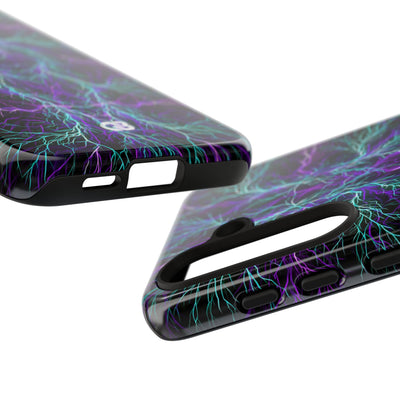 Electric Plasma Arbor · Tough Phone Case for Samsung · Purple