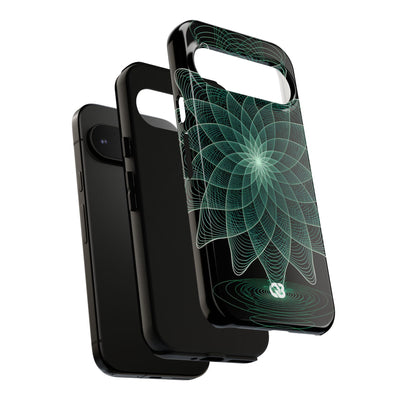 Verdant Harmonic Bloom · Tough Phone Case for Pixel ·  Black