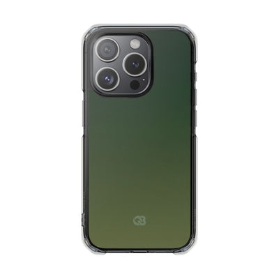 Green Impact MagSafe Phone Case for iPhone - Shadow Moss Grain