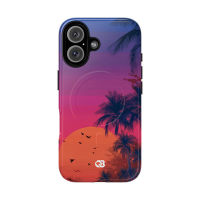 Neon Horizon Palms · Tough+ Telefoncover til iPhone · Magsafe