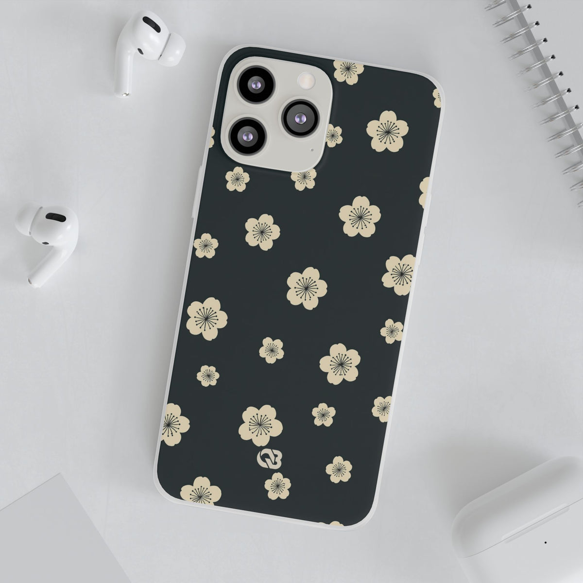 Midnight Sakura Bloom · Lite Phone Case for iPhone ·  Black